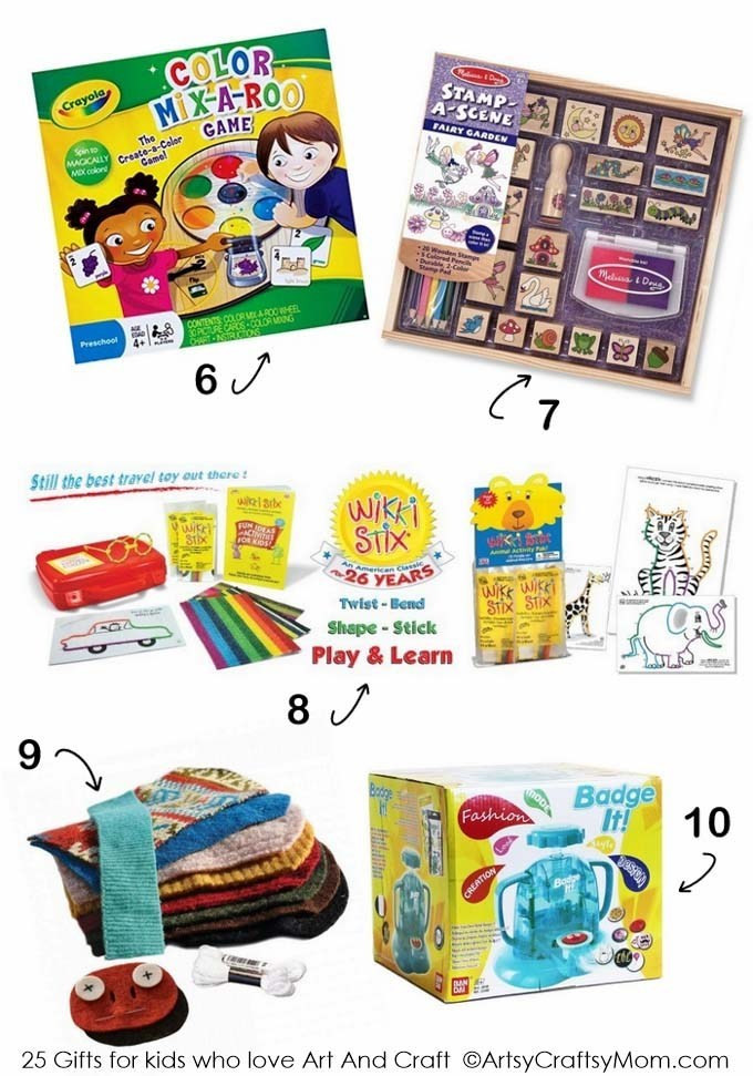Best ideas about Gifts For Artsy Kid
. Save or Pin Top 25 Gifts for Kids who love Art and Craft Artsy Now.