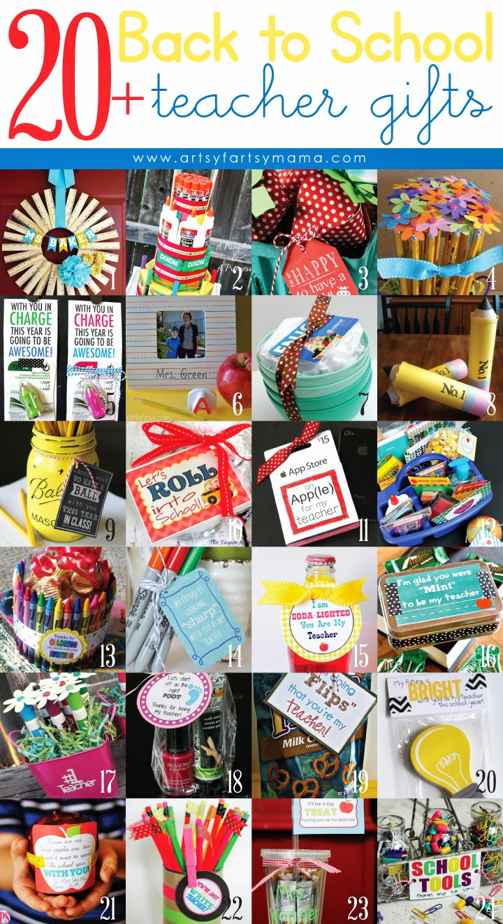 Best ideas about Gifts For Artsy Kid
. Save or Pin 20 Back to School Teacher Gift Ideas Now.
