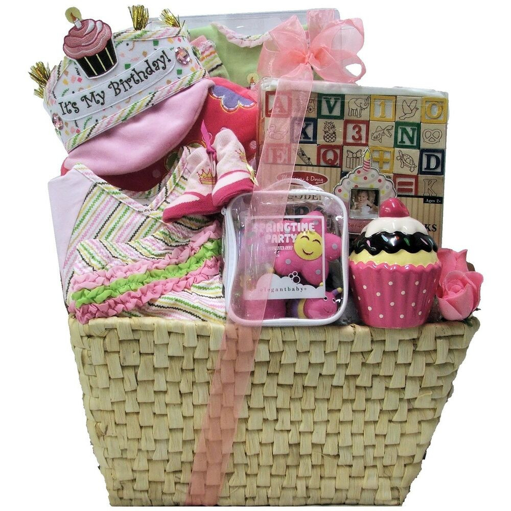 Best ideas about Gifts For Baby's First Birthday
. Save or Pin Great Arrivals Baby s 1st Birthday Girls Gift Basket Now.