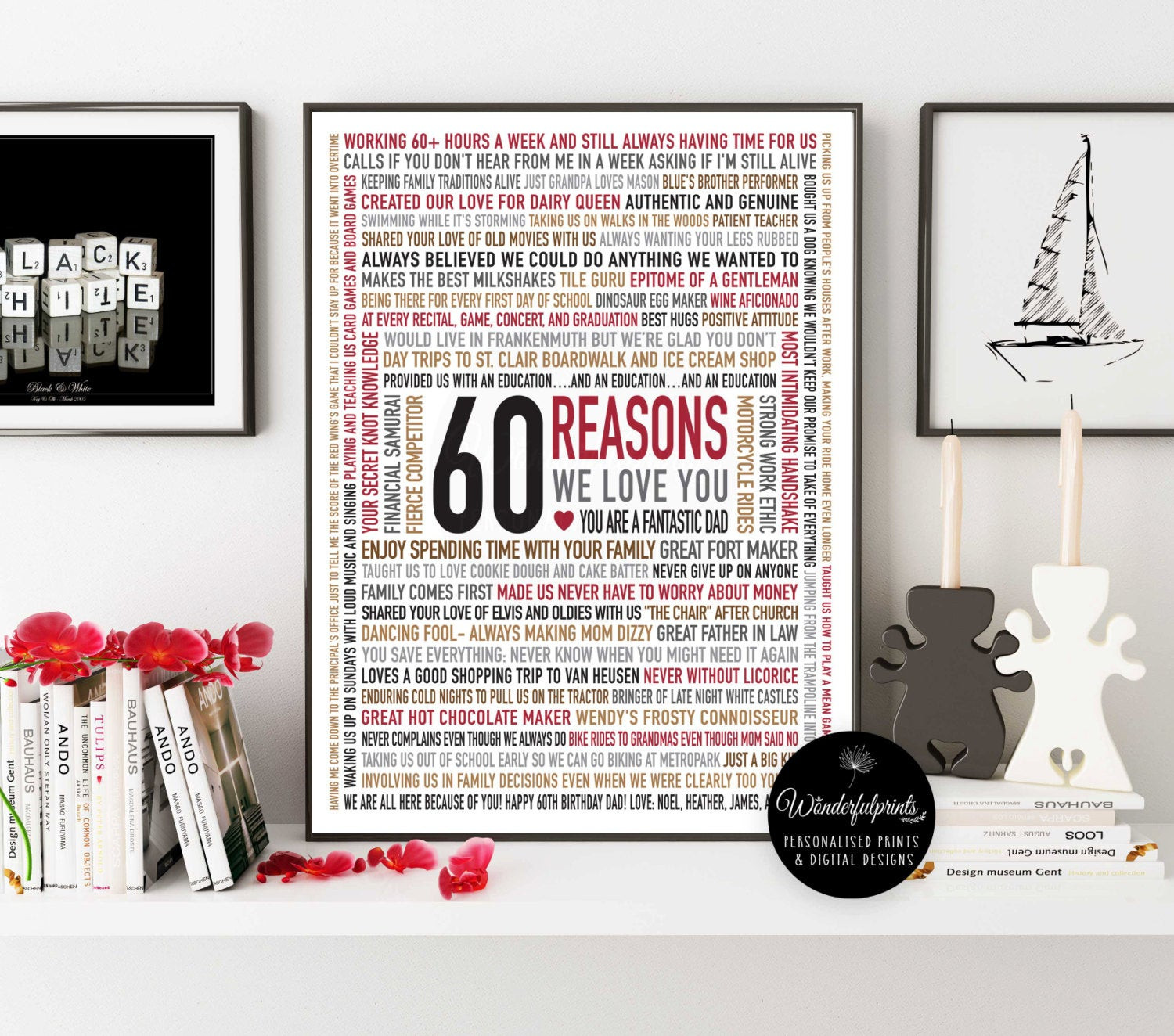 Best ideas about Gifts For Dads 60th Birthday
. Save or Pin Custom 60th Birthday Gift for DAD 60 Reasons Why We Love You Now.