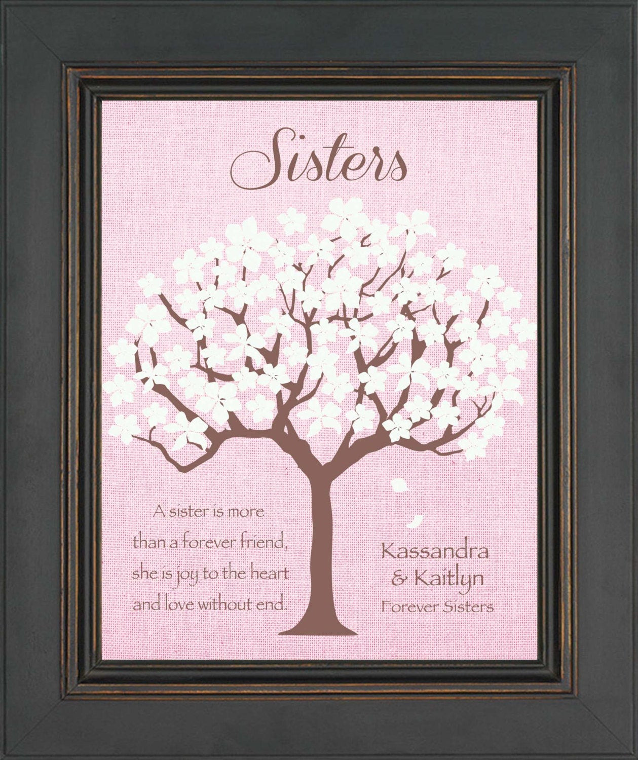 Best ideas about Gifts For Sister Birthday
. Save or Pin SISTERS Personalized Gift Birthday Gift for Sister Wedding Now.