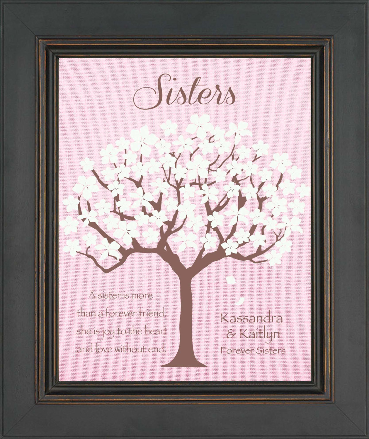 Best ideas about Gifts For Sisters Birthday
. Save or Pin SISTERS Personalized Gift Birthday Gift for Sister Wedding Now.