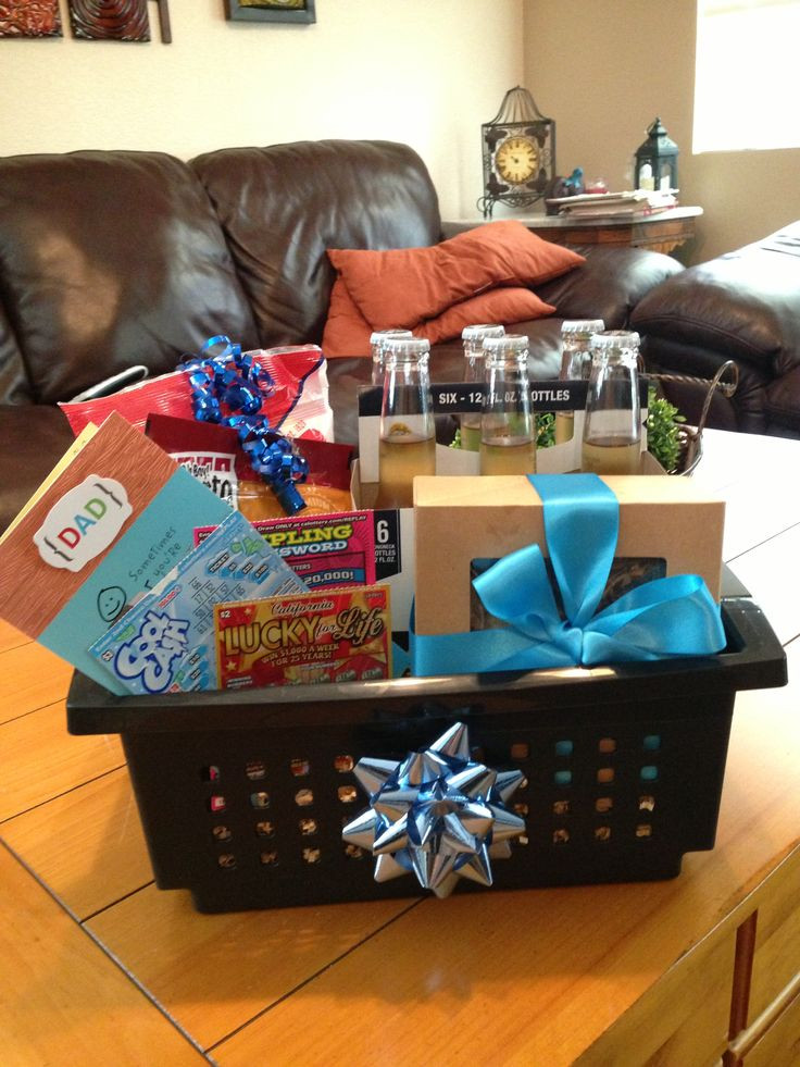 Best ideas about Gifts Ideas For Dad Birthday
. Save or Pin Dads birthday t basket Sunflower seeds beef jerky Now.