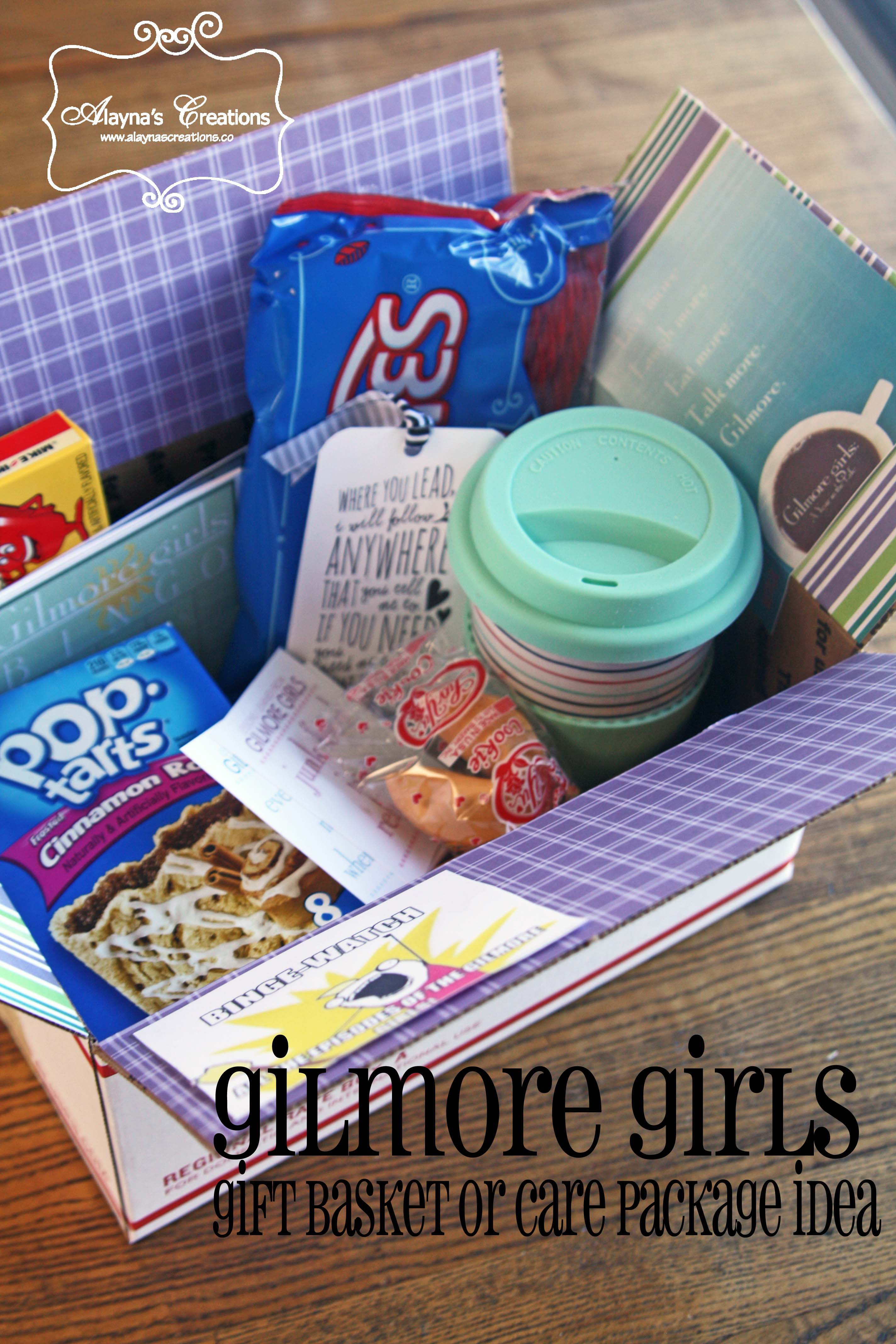 Best ideas about Gilmore Girls Gift Ideas
. Save or Pin Gilmore Girls Care Package or Gift Basket Idea Now.