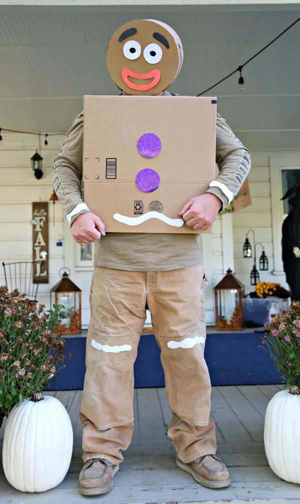 Best ideas about Gingerbread Man Costume DIY
. Save or Pin DIY Gingerbread Man Costume from Boxes Clever Housewife Now.