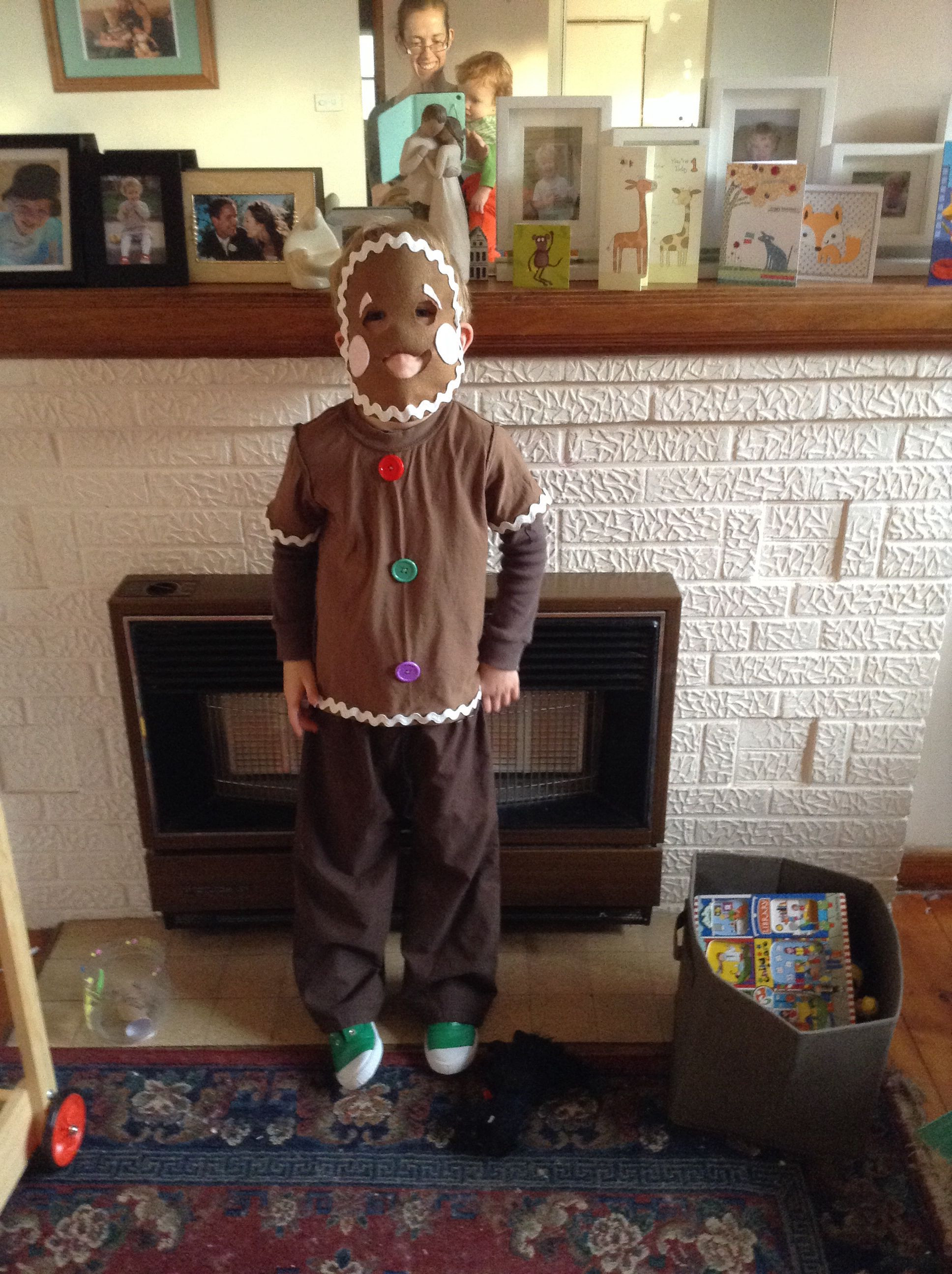 Best ideas about Gingerbread Man Costume DIY
. Save or Pin Gingerbread man costume for Fairy Tale dress up day 2014 Now.