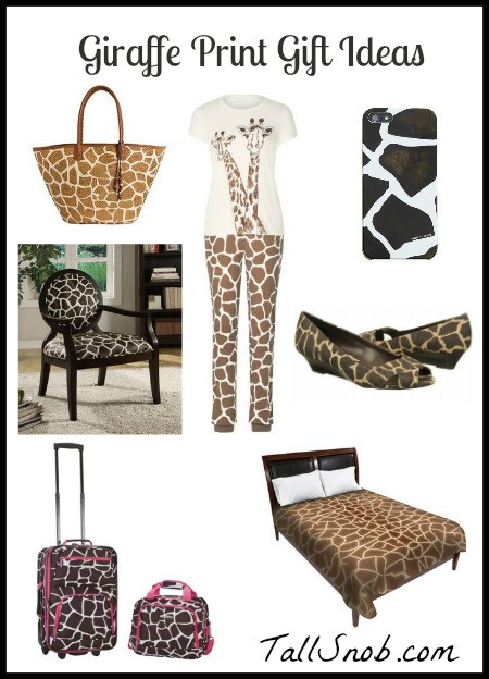 Best ideas about Giraffe Gift Ideas
. Save or Pin Tall Tuesday Giraffe Print Gift Ideas Tall Snob Now.