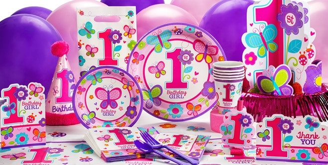 Best ideas about Girl Birthday Party Decorations
. Save or Pin Sweet Girl 1st Birthday Party Supplies 1st Birthday Now.