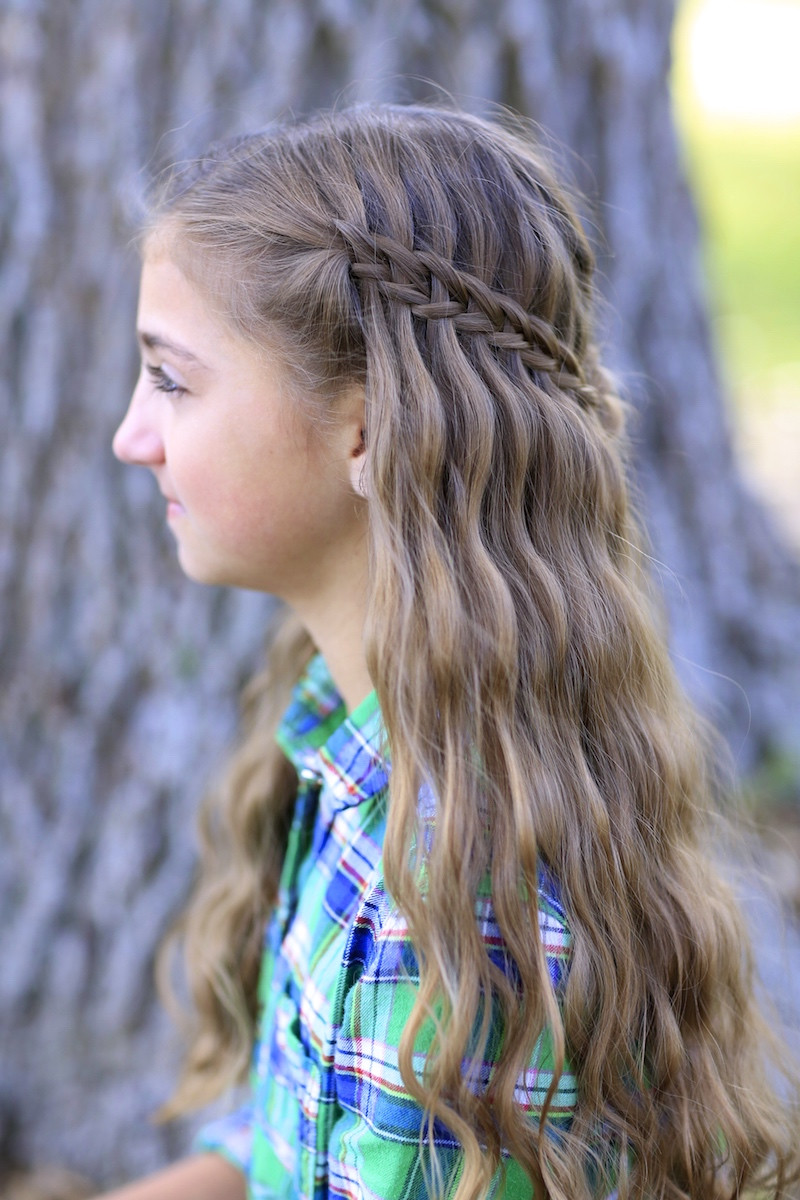 Best ideas about Girl Hairstyle
. Save or Pin Scissor Waterfall Braid bo Now.