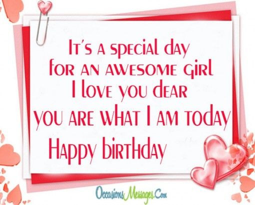 Best ideas about Girlfriend Birthday Quote
. Save or Pin Happy Birthday Wishes For Girlfriend s and Now.