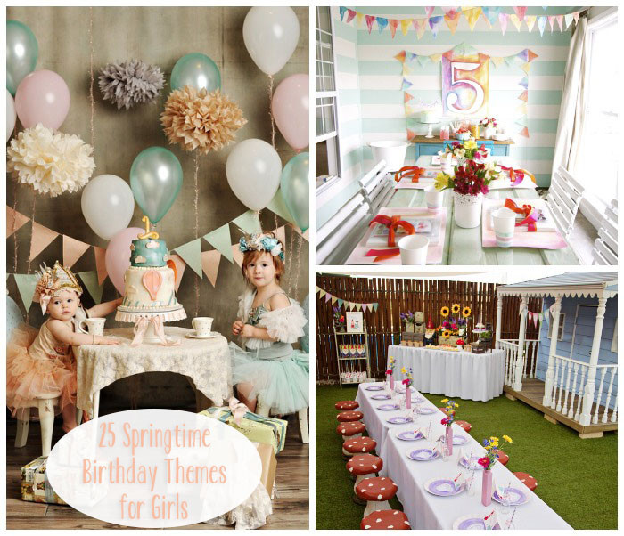 Best ideas about Girls Birthday Party
. Save or Pin Little Lovables Lovely Springtime Birthday Party Themes Now.