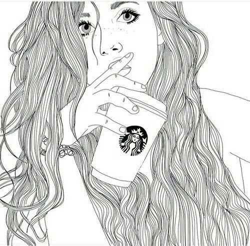 Best ideas about Girls Drinking Starbucks Coloring Sheets For Girls
. Save or Pin Pin by Kv life on Drawings in 2018 Pinterest Now.