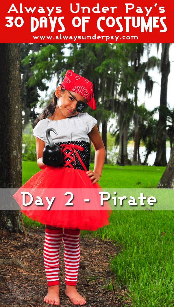 Best ideas about Girls Pirate Costume DIY
. Save or Pin Day 2 – Girls Pirate DIY Halloween Costume Tutorial Idea Now.