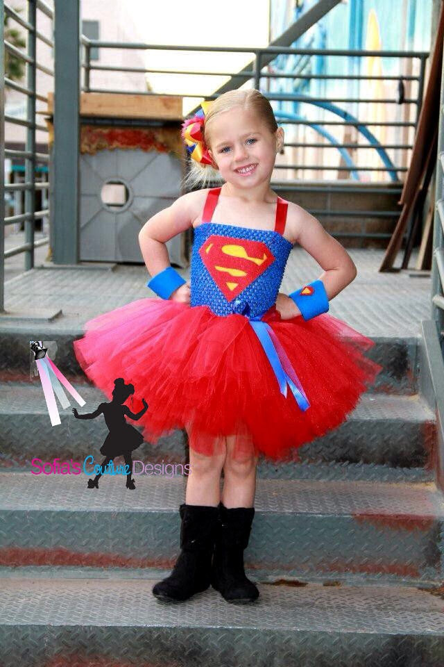 Best ideas about Girls Superhero Costumes DIY
. Save or Pin Super girl superhero tutu dress and costume Now.
