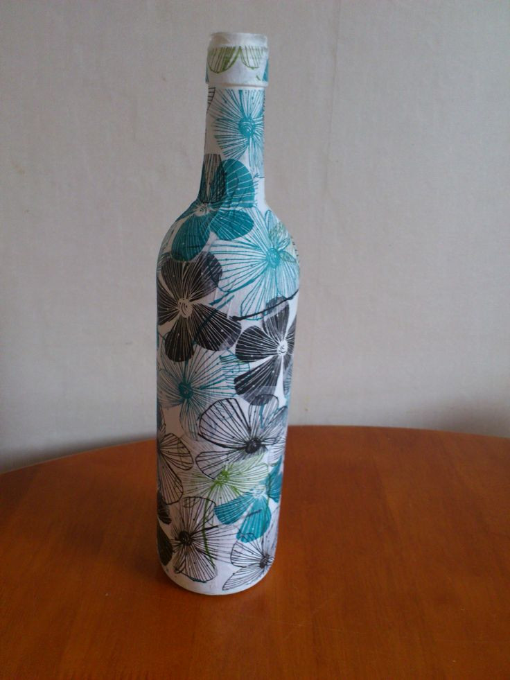 Best ideas about Glass Bottle Craft Ideas
. Save or Pin DIY wine bottle using PVA glue and tissue paper Now.