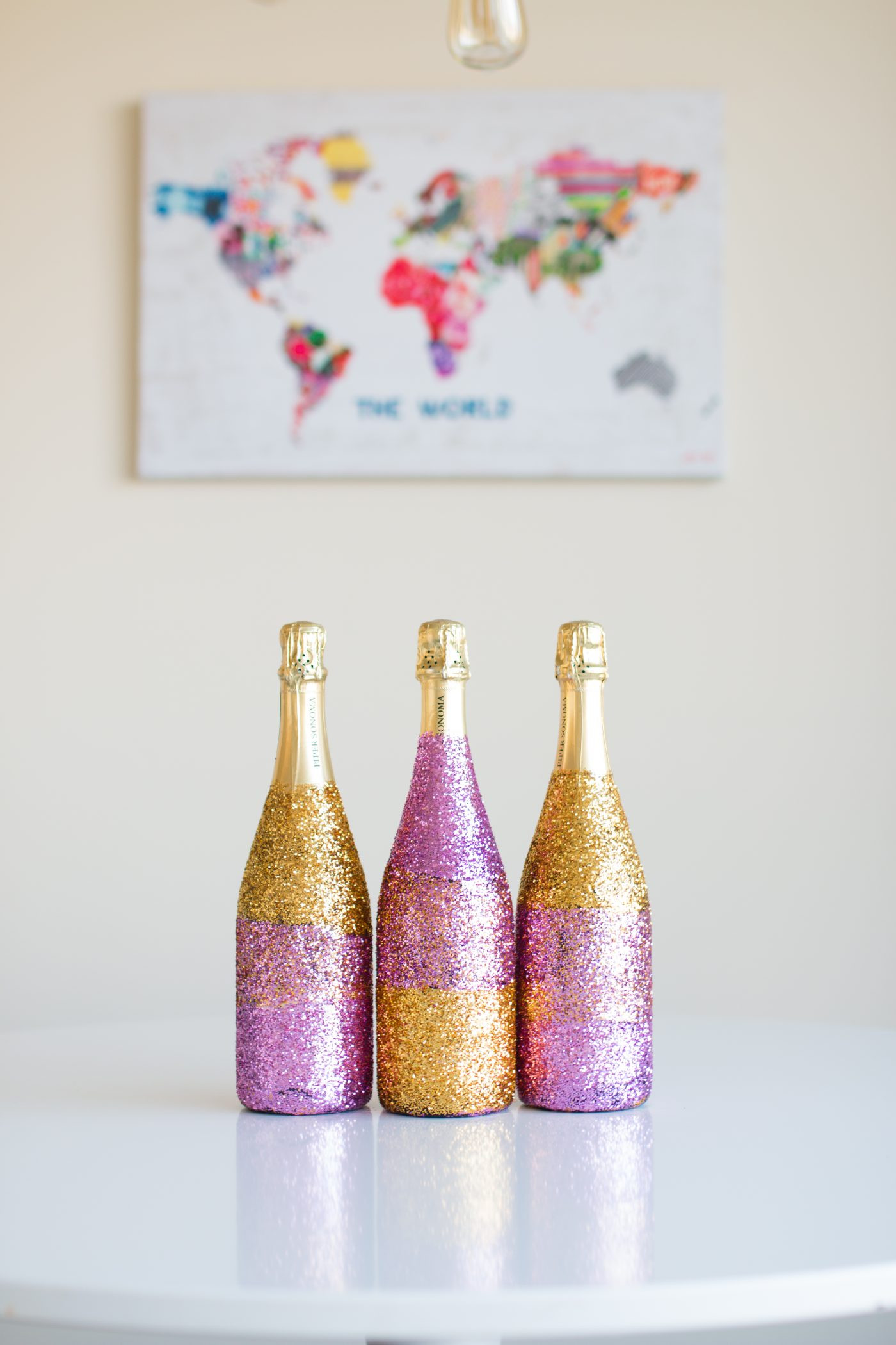 Best ideas about Glitter Bottle DIY
. Save or Pin DIY Glitter Ombré Champagne Bottle Now.