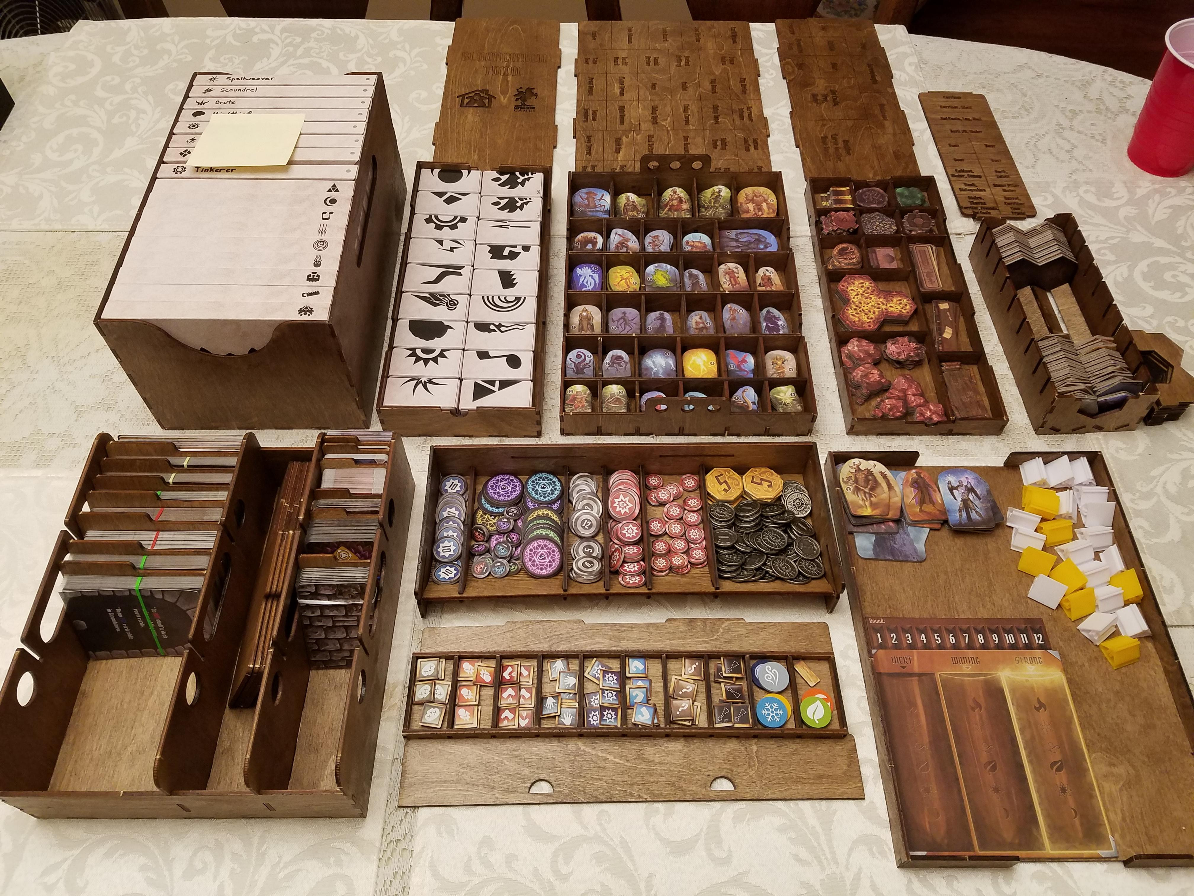 Best ideas about Gloomhaven Organizer DIY
. Save or Pin Wood stained my Meeple Realty insert Gloomhaven Now.