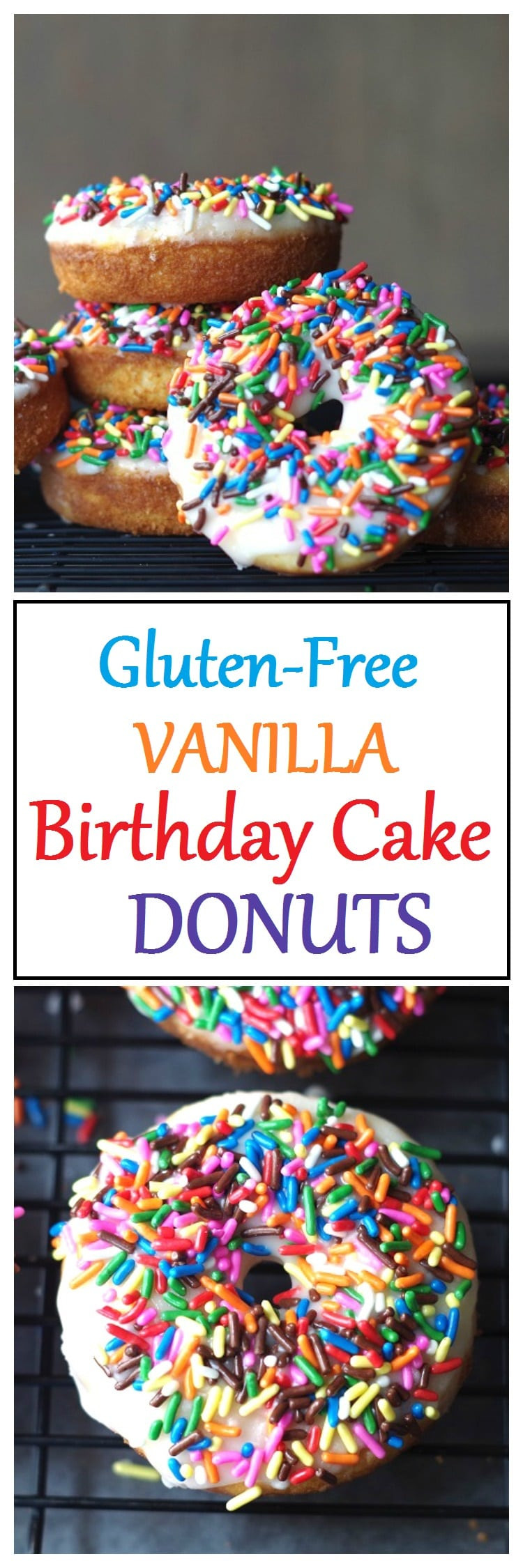 Best ideas about Gluten Free Birthday Cake
. Save or Pin Gluten Free Vanilla Birthday Cake Donuts Now.