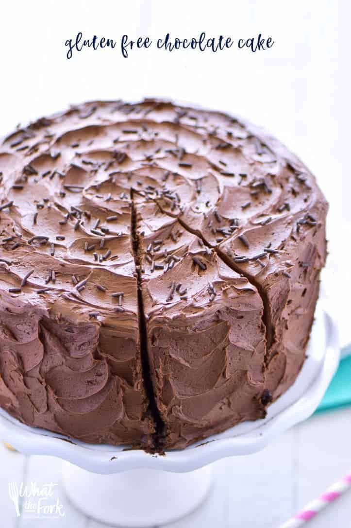 Best ideas about Gluten Free Birthday Cake Recipe
. Save or Pin The Best Gluten Free Chocolate Cake Recipe What the Fork Now.