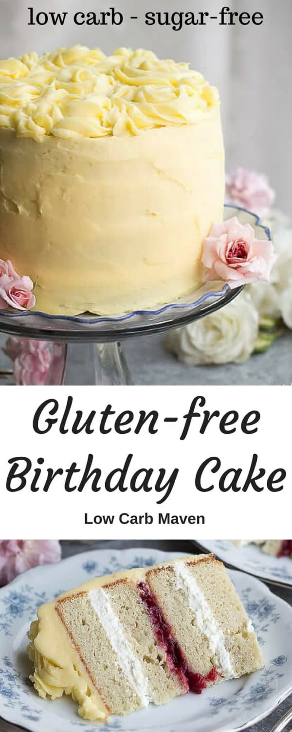Best ideas about Gluten Free Birthday Cake
. Save or Pin Best Gluten Free Low Carb Birthday Cake Recipe Sugar free Now.