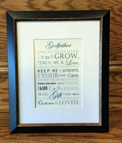 Best ideas about Godfather Gift Ideas Baptism
. Save or Pin Godfather Gift Baptism Gift for Godparents by Now.