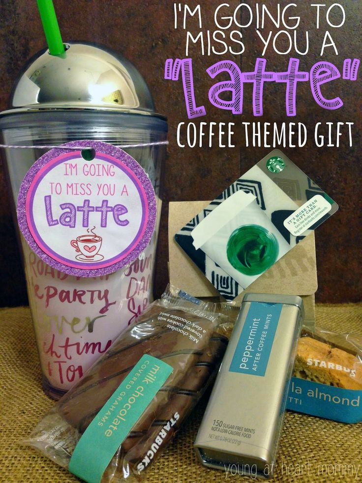 Best ideas about Going Away Gift Ideas For Coworker
. Save or Pin I m Going To Miss You A "LATTE" Coffee Themed Gift Now.