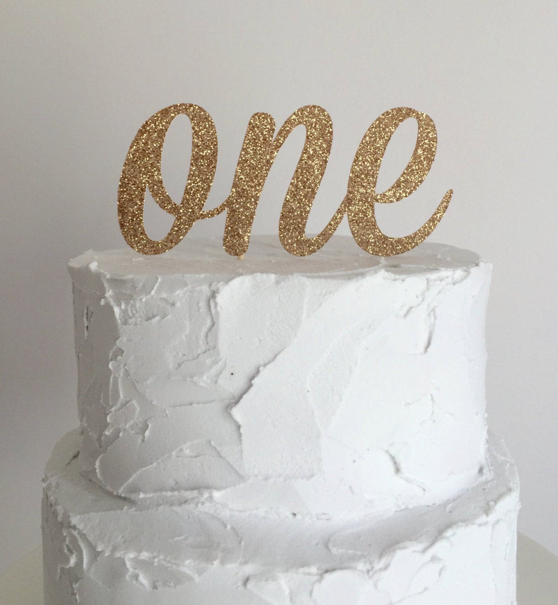Best ideas about Gold Happy Birthday Cake Topper
. Save or Pin Rose Gold Glitter First Birthday Cake Topper by mikaspartyshop Now.