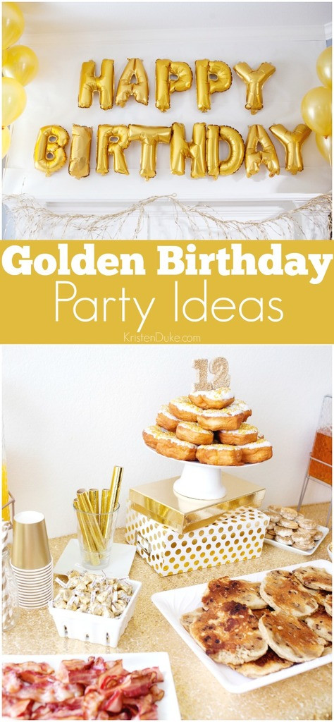 Best ideas about Golden Birthday Ideas
. Save or Pin Golden Birthday Party Now.