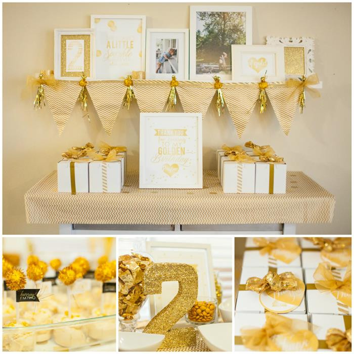 Best ideas about Golden Birthday Ideas
. Save or Pin Kara s Party Ideas Sparkle and Shine Golden Birthday Party Now.