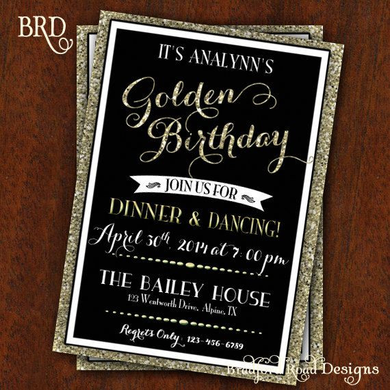 Best ideas about Golden Birthday Invitations
. Save or Pin 17 Best ideas about Golden Birthday Parties on Pinterest Now.