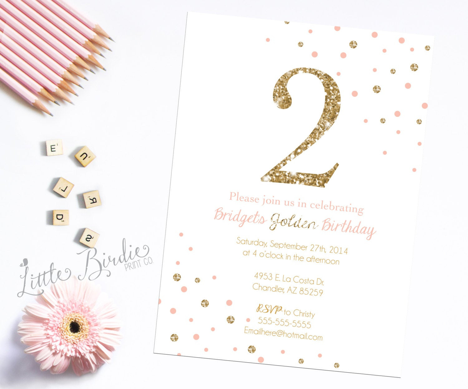 Best ideas about Golden Birthday Invitations
. Save or Pin Girls Golden Birthday Invitation Now.