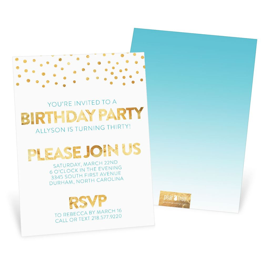 Best ideas about Golden Birthday Invitations
. Save or Pin Golden Birthday Party Invitations Now.