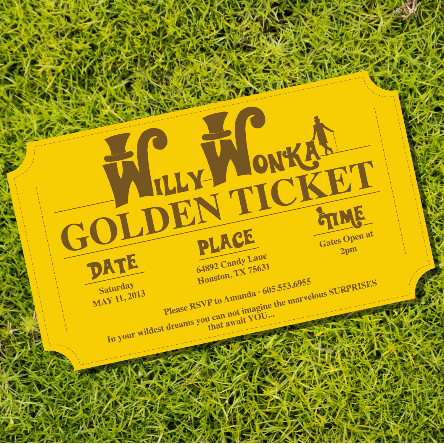 Best ideas about Golden Birthday Invitations
. Save or Pin Golden Ticket Invitation Birthday Party Theme Instantly Now.