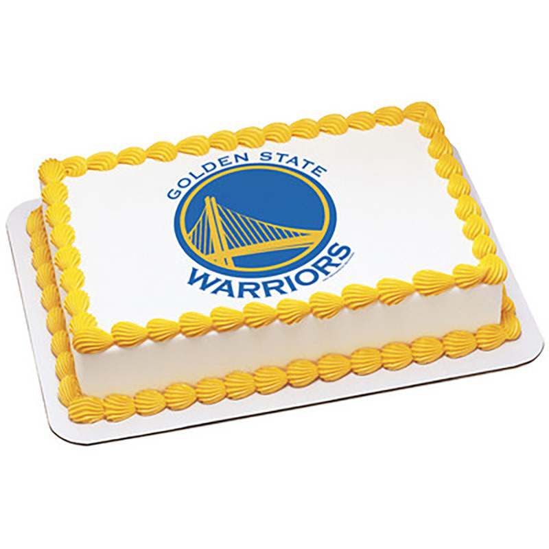 Best ideas about Golden State Warriors Birthday Cake
. Save or Pin NBA Golden State Warriors Edible Cake and Cupcake Topper Now.