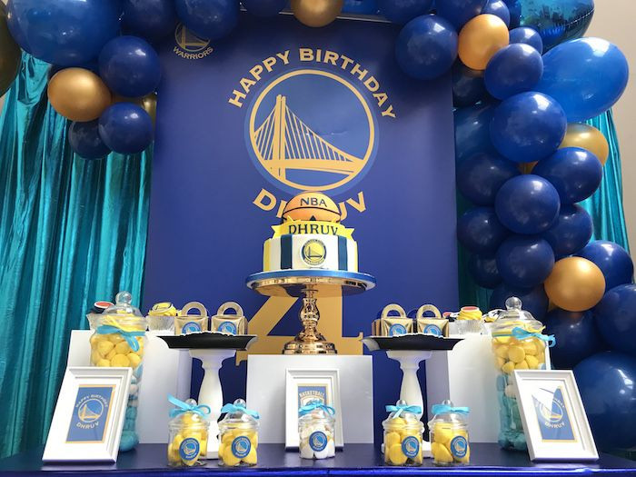 Best ideas about Golden State Warriors Birthday Decorations
. Save or Pin NBA Warriors Basketball Party Now.