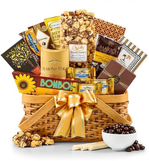 Best ideas about Golden Wedding Anniversary Gift Ideas
. Save or Pin Golden Anniversary Gift Basket 50th Anniversary Now.