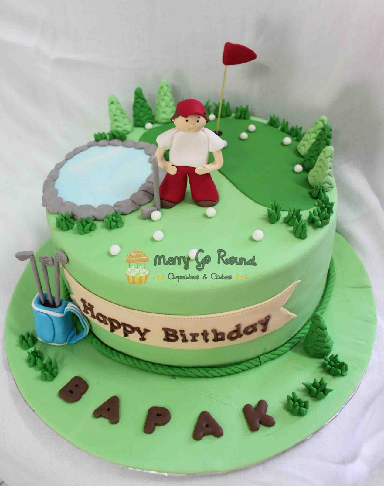 Best ideas about Golf Birthday Cake
. Save or Pin Merry Go Round Cupcakes & Cakes Golf Birthday Cake Now.