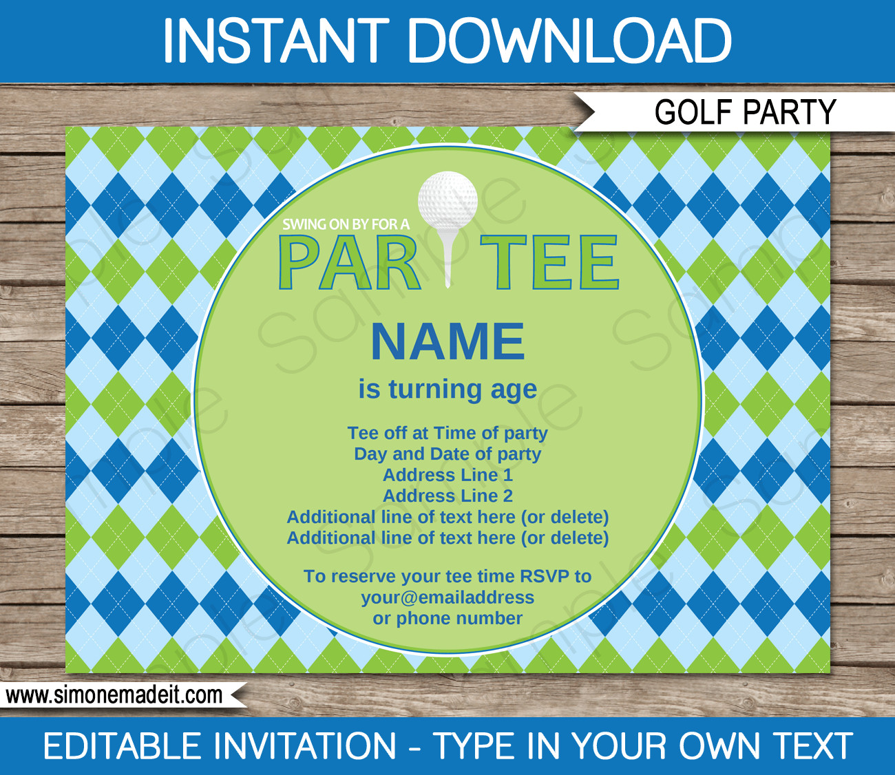 Best ideas about Golf Birthday Invitations
. Save or Pin Golf Party Invitations Template Now.