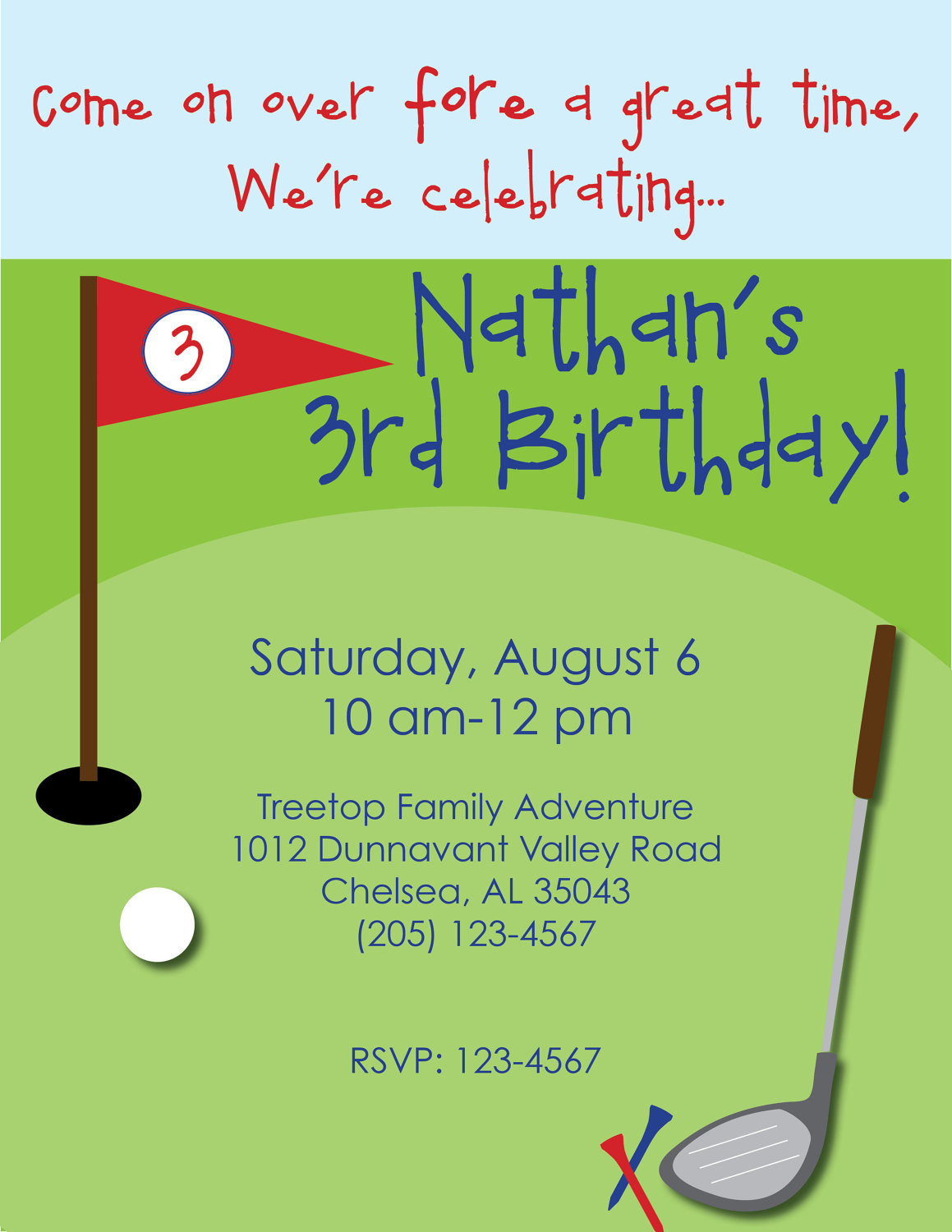 Best ideas about Golf Birthday Invitations
. Save or Pin Mini Golf Birthday Invitation Custom Little Golfer Birthday Now.