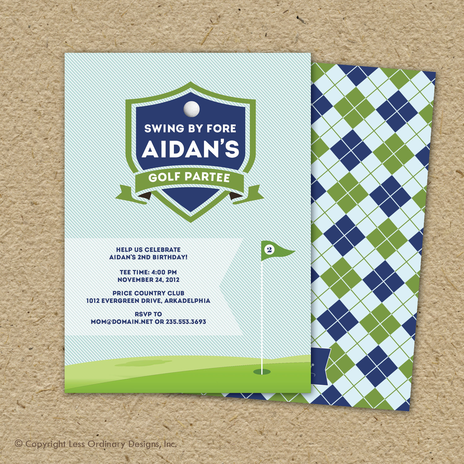 Best ideas about Golf Birthday Invitations
. Save or Pin golf birthday party invitation country club argyle Now.