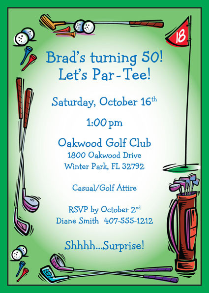 Best ideas about Golf Birthday Invitations
. Save or Pin Golf Party Invitation Now.