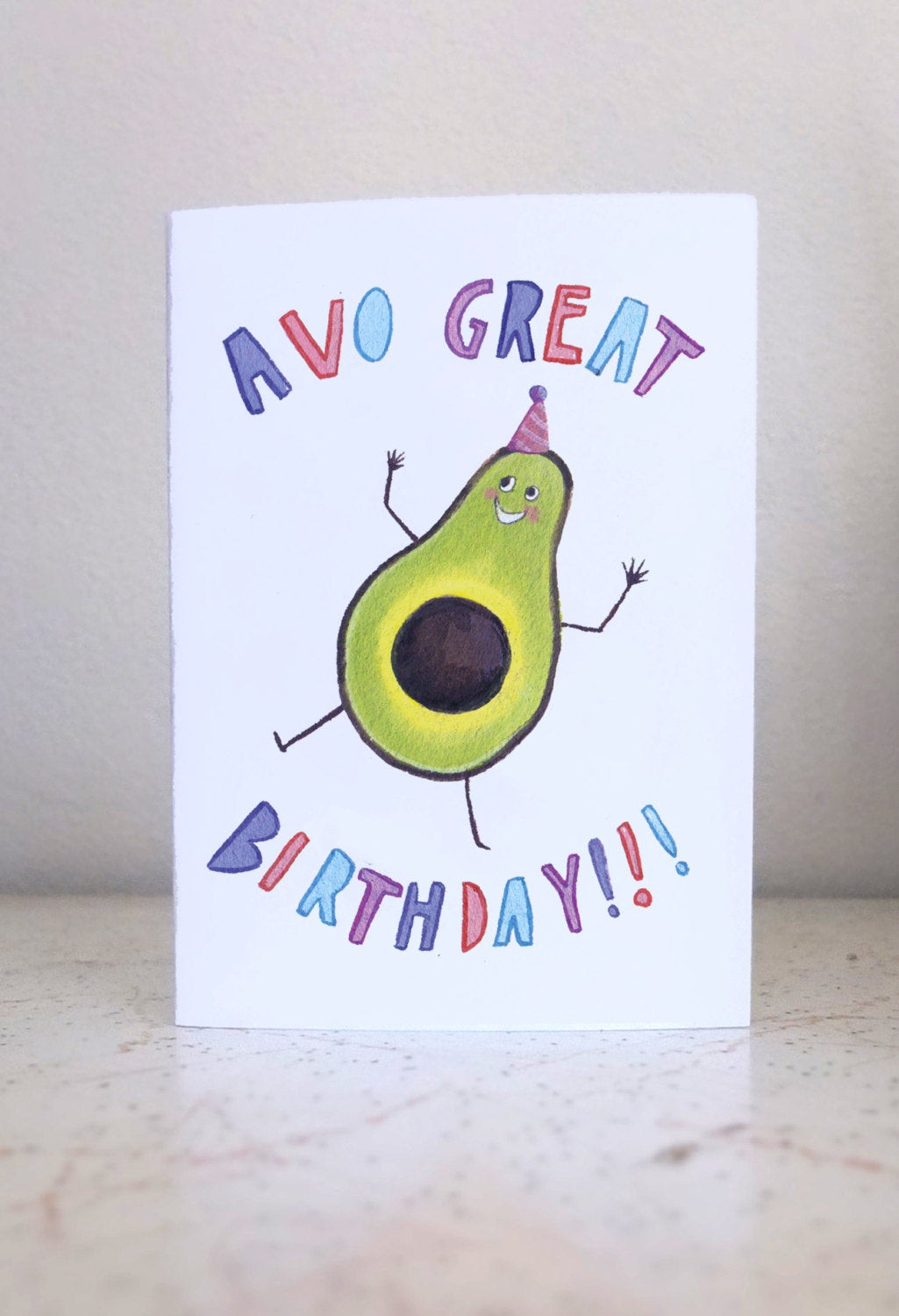 Best ideas about Good Birthday Card Ideas. Save or Pin Avo Great Birthday Cute Avocado Lovers Birthday Card Now.