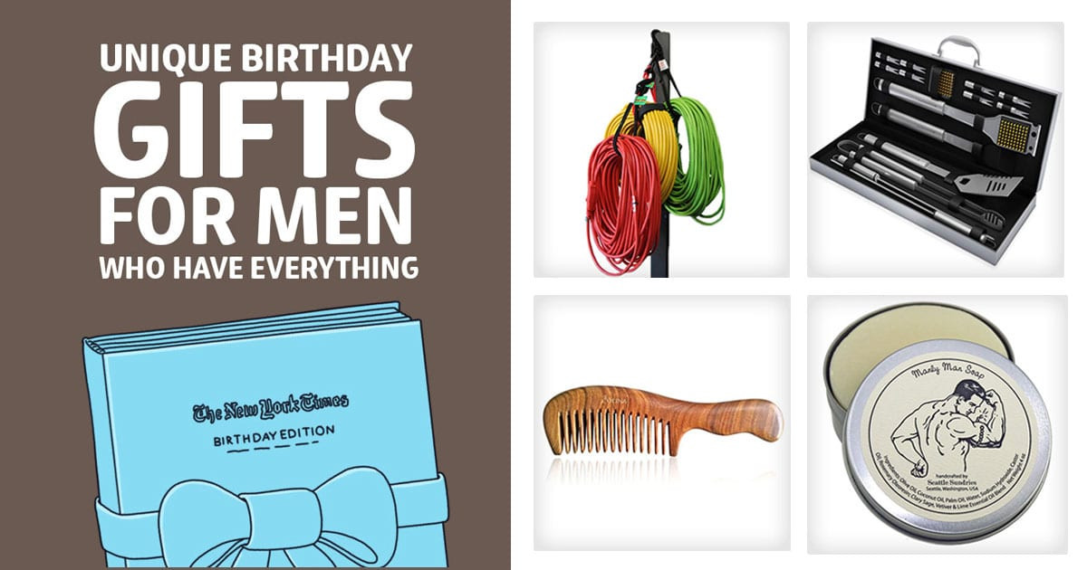 Best ideas about Good Birthday Gifts For Guys
. Save or Pin 49 Unique Birthday Gifts for Men Who Have Everything Now.