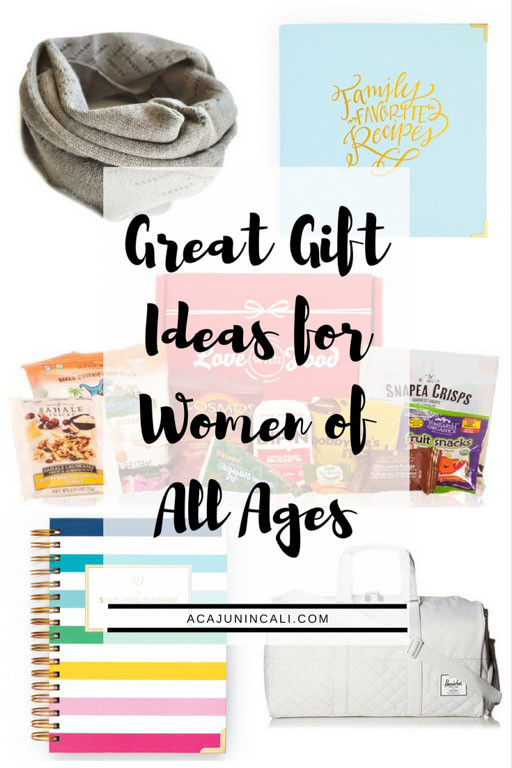 Best ideas about Good Gift Ideas For Women
. Save or Pin Great Gift Ideas for Women of All Ages a Cajun in Cali Now.