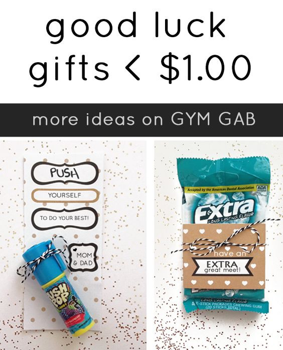 Best ideas about Good Luck Gift Ideas
. Save or Pin Good Luck ts for Athletes DIY for a dollar or less Now.