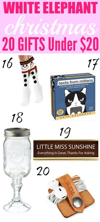 Best ideas about Good White Elephant Gift Ideas $20
. Save or Pin Holiday Gift Guides 2017 For White Elephant Gifts 20 Now.