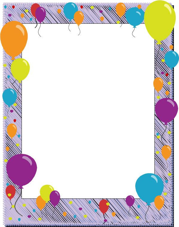 Best ideas about Google Docs Birthday Card Template
. Save or Pin borders Google Search C BALLOONS Now.