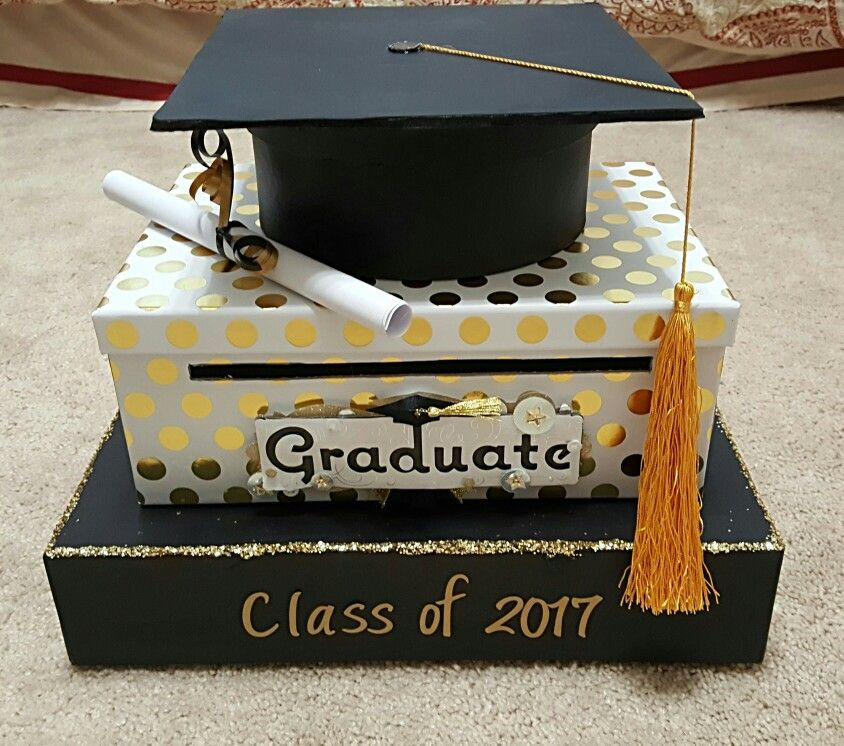 Best ideas about Graduation Gift Box Ideas
. Save or Pin I made this card box for my daughters high school Now.