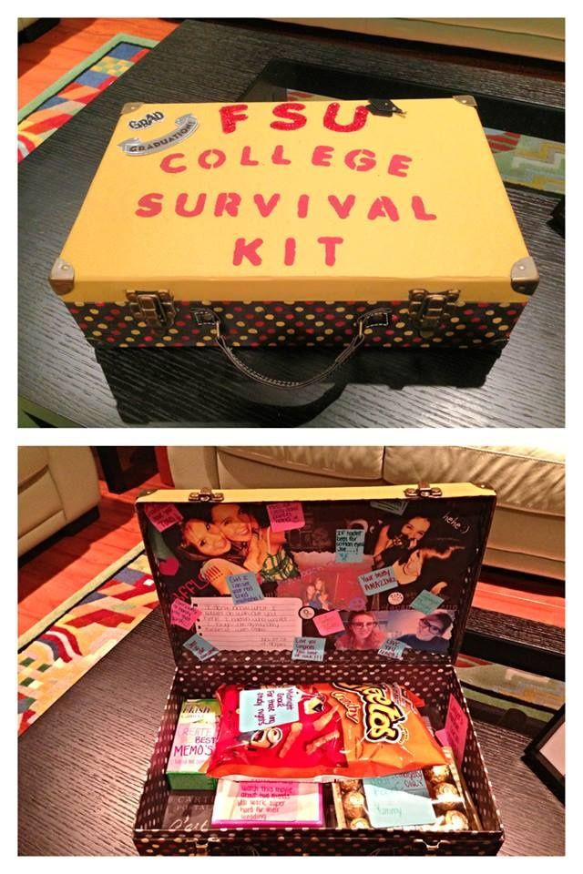 Best ideas about Graduation Gift Ideas For Best Friend
. Save or Pin This cute survival kit includes things like pictures food Now.