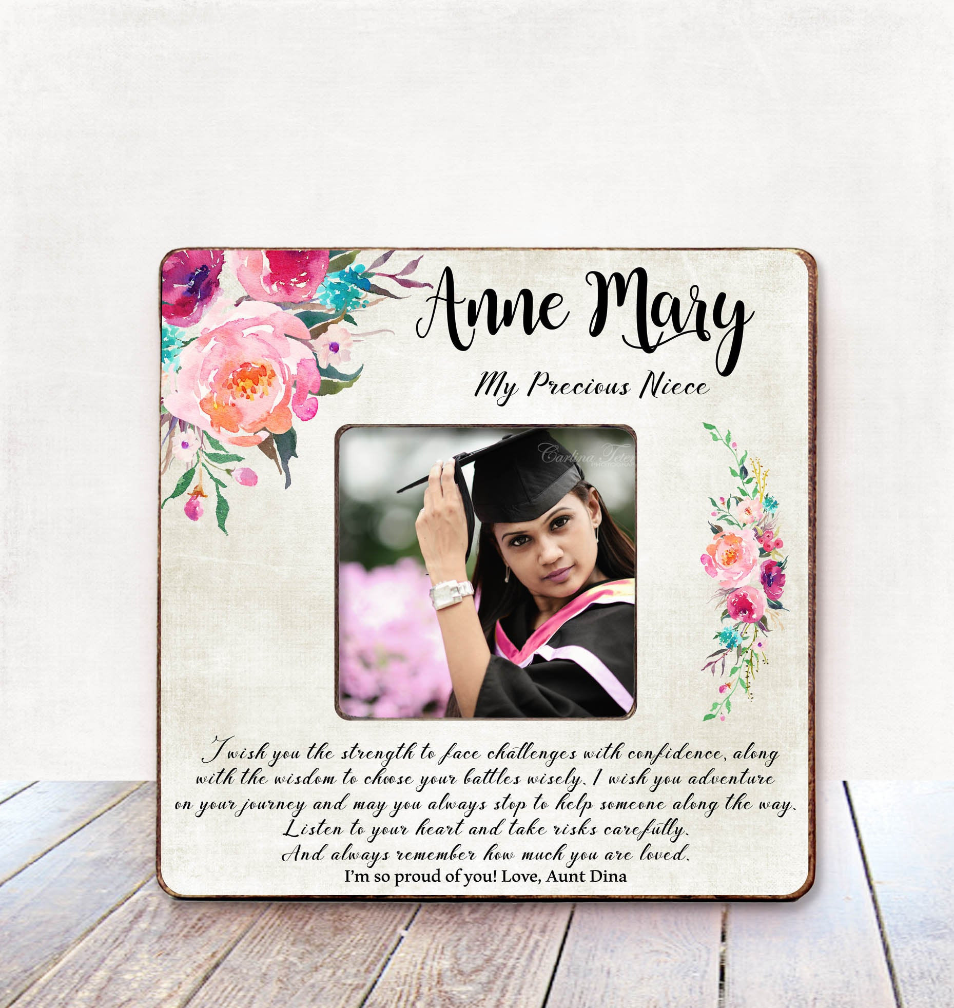 Best ideas about Graduation Gift Ideas For Niece
. Save or Pin Niece Graduation Gift from Aunt Niece Personalized Picture Now.